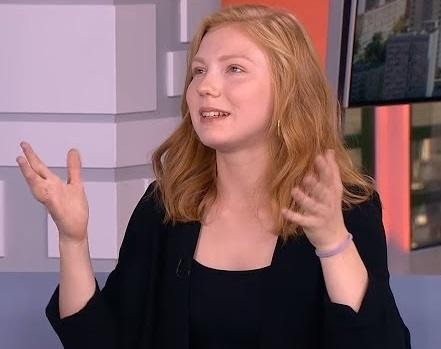 Edyta Torhan podczas pracy w teatrze.
